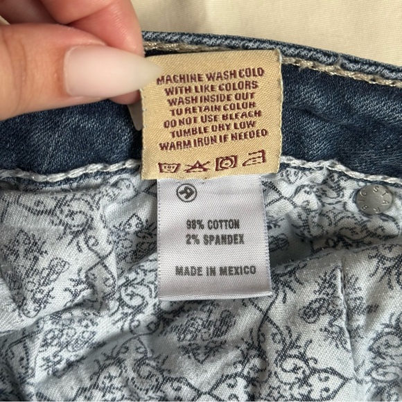 BIG STAR Sweet Boot Ultra Low Rise Bootcut Jeans Medium Wash Size 32R - Picture 7 of 11